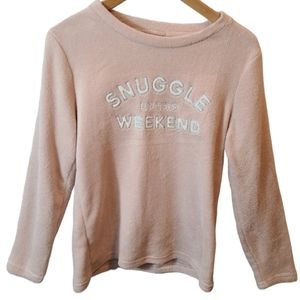 Love To Lounge Logo Snuggle Up This Weekend Top
